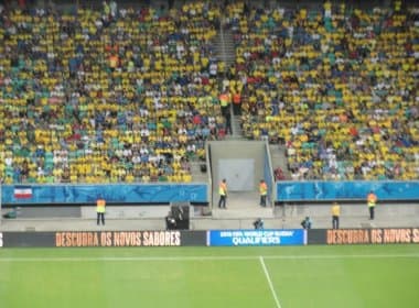  Duelo entre Brasil e Peru registra maior público da Arena Fonte Nova em 2015