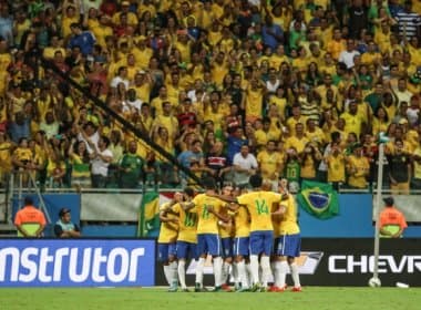 Brasil faz alegria dos baianos e vence Peru por 3 a 0 na Arena Fonte Nova