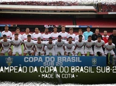 São Paulo bate Atlético-PR e fatura a Copa do Brasil Sub-20