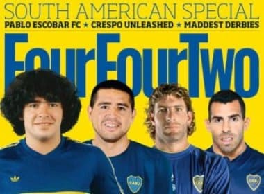 Revista inglesa faz capa em homenagem à craques do Boca Juniors