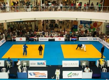 Federação Baiana de Judô organiza torneio em shopping de Salvador