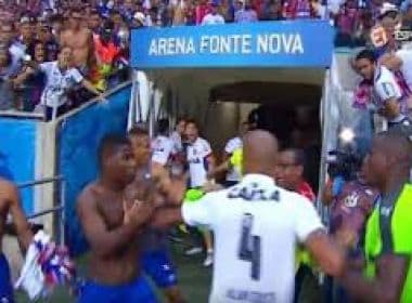 Bahia e Vitória são punidos pelo STJD após confusão em clássico na Arena