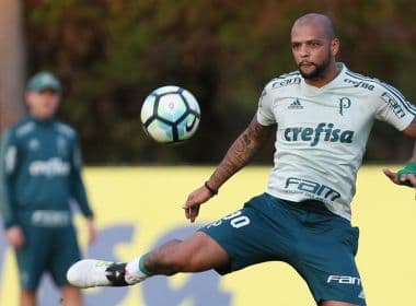 Thiago Santos desfalca o Palmeiras diante do Vitória; Felipe Melo deve substituí-lo