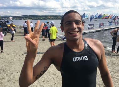 Allan do Carmo fica em 3° em etapa da Copa do Mundo de Maratonas Aquáticas no Canadá