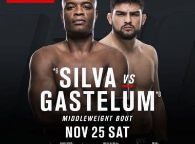 UFC confirma luta entre Anderson Silva e Kelvin Gastelum para novembro em Xangai