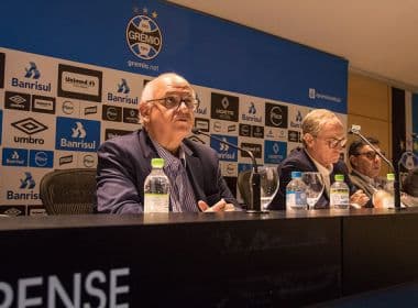 Presidente do Grêmio fala sobre polêmica com árbitro e pede desculpas a jornalista