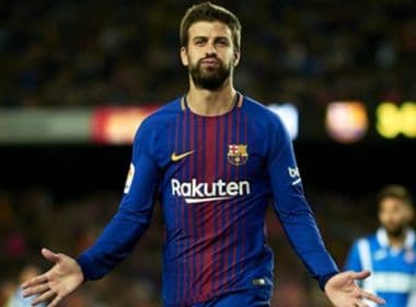 Com cláusula rescisória de R$ 1,9 bilhão, Piqué renova com o Barcelona