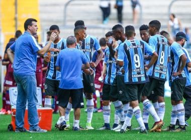 Técnico de 'grupo de transição' do Grêmio avalia derrota para o Caxias pelo Gauchão