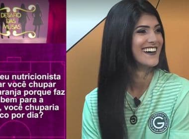 Goiás repudia perguntas eróticas de programa esportivo à musa do clube
