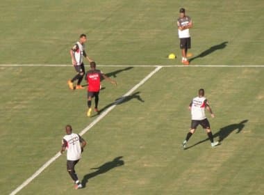 Com treino técnico-tático, Vitória finaliza preparação para estreia no Campeonato Baiano
