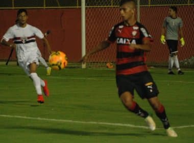 Copa do Brasil Sub-17: Vitória empata com o São Paulo e garante vaga na semifinal