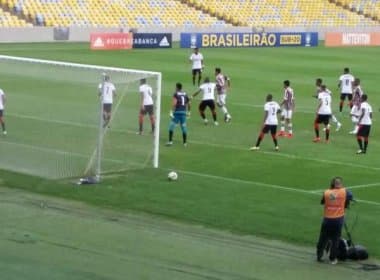  Vitória sub-20 sai na frente, mas cede empate ao Fluminense no primeiro jogo da final