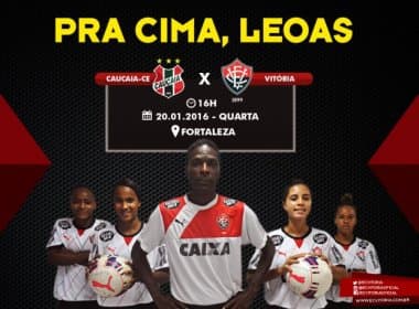 Time feminino do Vitória faz estreia no Brasileiro Feminino contra Cacucaia