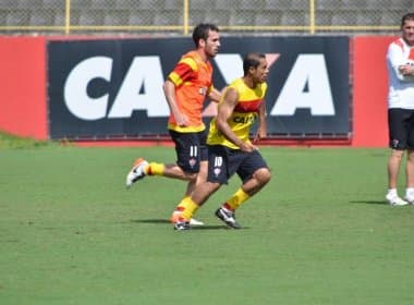 Com treino tático, Vitória finaliza preparação para enfrentar o Santos