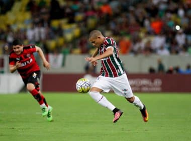 Com erro de arbitragem, Vitória empata com o Fluminense no Maracanã