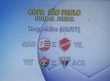 TV goiana comete gafe e estampa escudo do Vitória com a sigla &#039;vice&#039;