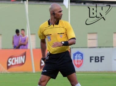 Campeonato Baiano: Johnn Herbert Alves Bispo apita duelo entre Jacobina e Vitória