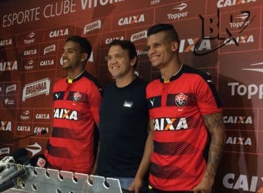Todinho e Thallyson são apresentados oficialmente pelo Vitória