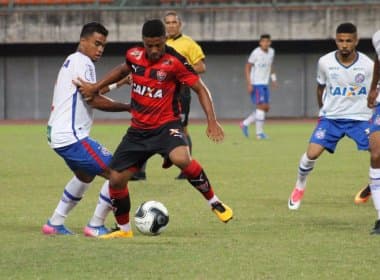 Vitória bate Bahia e larga na frente na semifinal do Campeonato Baiano Sub-20