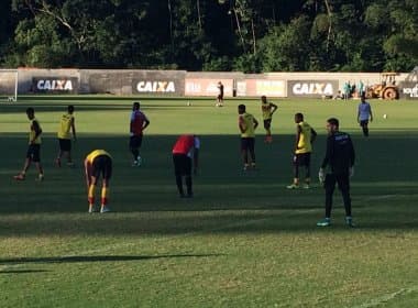  Com regenerativo e jogo-treino, Vitória inicia preparação contra o Flamengo