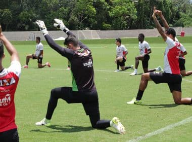 Com treino único, Vitória encerra preparação para pegar o Cruzeiro