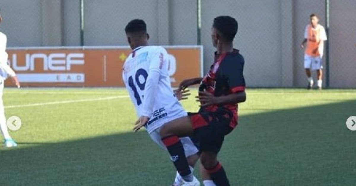 Vitória empata com Bahia de Feira e dá adeus ao Campeonato Baiano sub-15