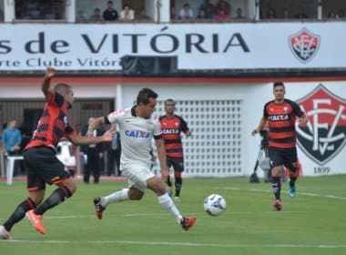 Vitória fica no empate com o Corinthians e segue na zona de rebaixamento