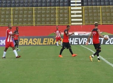 Em jogo-treino no Barradão, Vitória empata com equipe da FTC