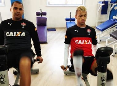  Após derrota, reservas do Vitória realizam treino físico em Curitiba