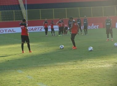 Vitória treina pênaltis antes de pegar o Sport pela Copa Sul-Americana