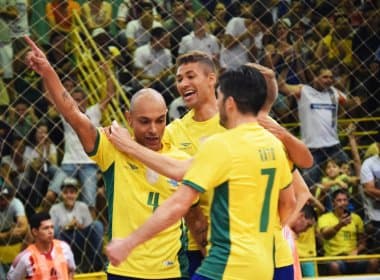 Seleção de futsal derrota Venezuela em estreia nas Eliminatórias da Copa do Mundo