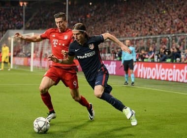 Atlético suporta pressão, perde por 2 a 1 para o Bayern e vai à final