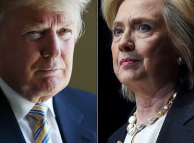 Nova pesquisa nos EUA mostra empate técnico entre Trump e Hillary