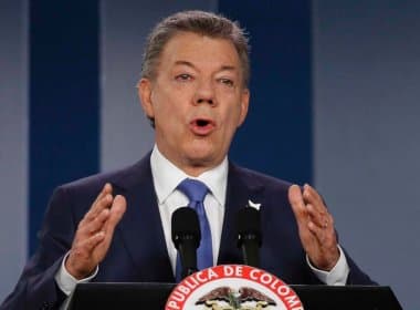 Presidente da Colômbia vai doar prêmio Nobel a vítimas do conflito com as Farc