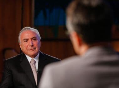 Temer descarta risco de perder mandato em ação que investiga chapa com Dilma