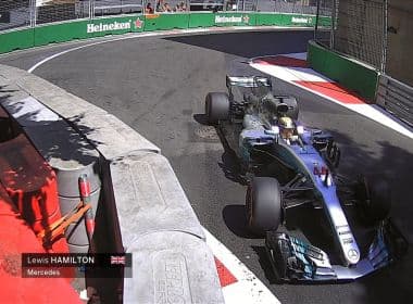 Hamilton supera marca de Senna e garante a pole do GP do Azerbaijão