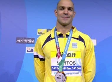Nicholas Santos conquista a prata nos 50m borboleta no Mundial