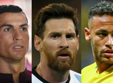 Neymar, Messi e Cristiano Ronaldo são finalistas ao prêmio de melhor do mundo