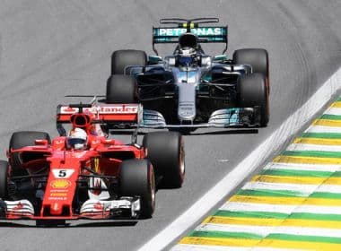 Hamilton brilha, mas Vettel vence no Brasil em prova com recorde de Verstappen