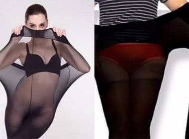 Anúncio de meia-calça plus size com modelos magras choca internautas