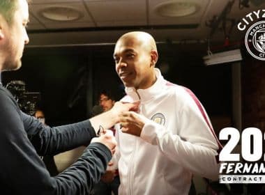 Manchester City anuncia renovação do contrato de Fernandinho até 2020