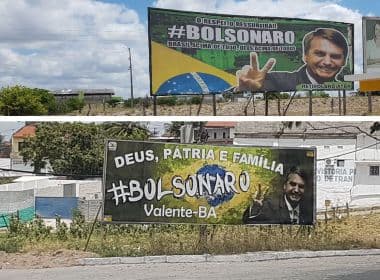 Vice-presidente do TSE, Luiz Fux libera outdoors de Bolsonaro na Bahia