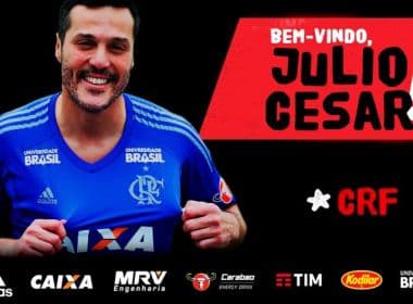 Flamengo anuncia retorno do goleiro Julio Cesar para encerrar a carreira