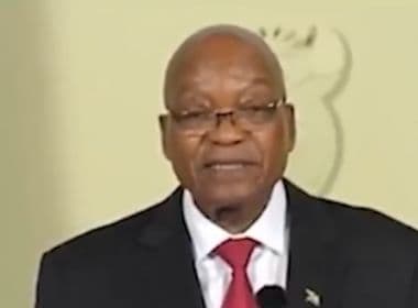 Presidente da África do Sul, Zuma anuncia que vai renunciar ao cargo