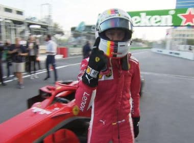 Vettel supera Hamilton e desbanca Ricciardo para levar a pole no Azerbaijão