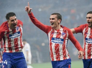 Griezmann marca dois, Atlético bate o Olympique e fatura Liga Europa pela 3ª vez