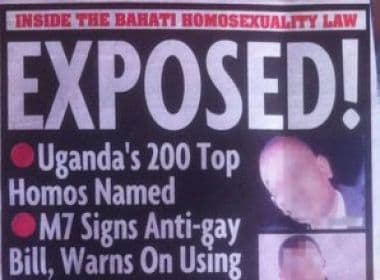 Após Uganda criminalizar homossexualidade, jornal publica lista de gays