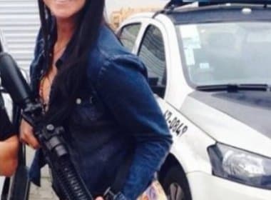 Namorada de Zezé di Camargo posta foto com fuzil da polícia e é detonada na internet