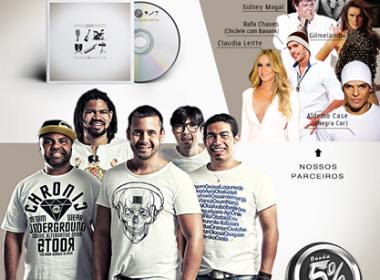 Banda 5% lança ‘Música &amp; Parceria’, CD autoral com participações especiais