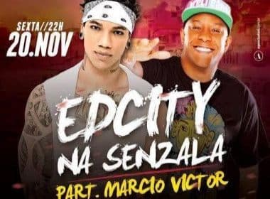 Edcitty convida Márcio Victor para show em homenagem ao Dia da Consciência Negra